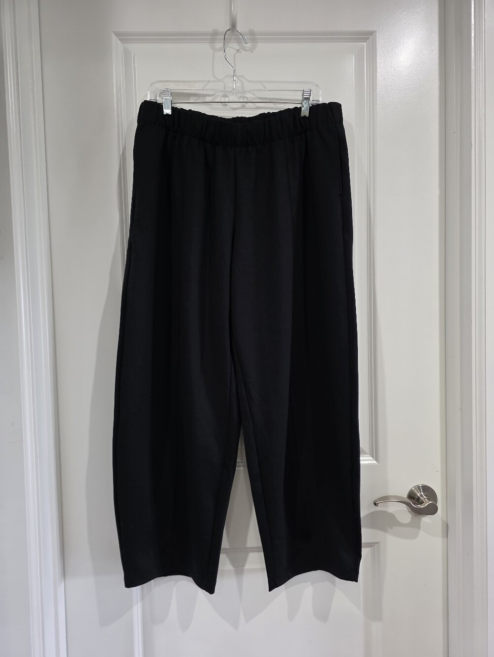 H&M Black Relaxed Elastic Waist Pants (NWT)
